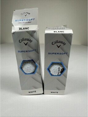 Callaway Supersoft Golf Balls 2 Sleeves of 6 Balls  - New